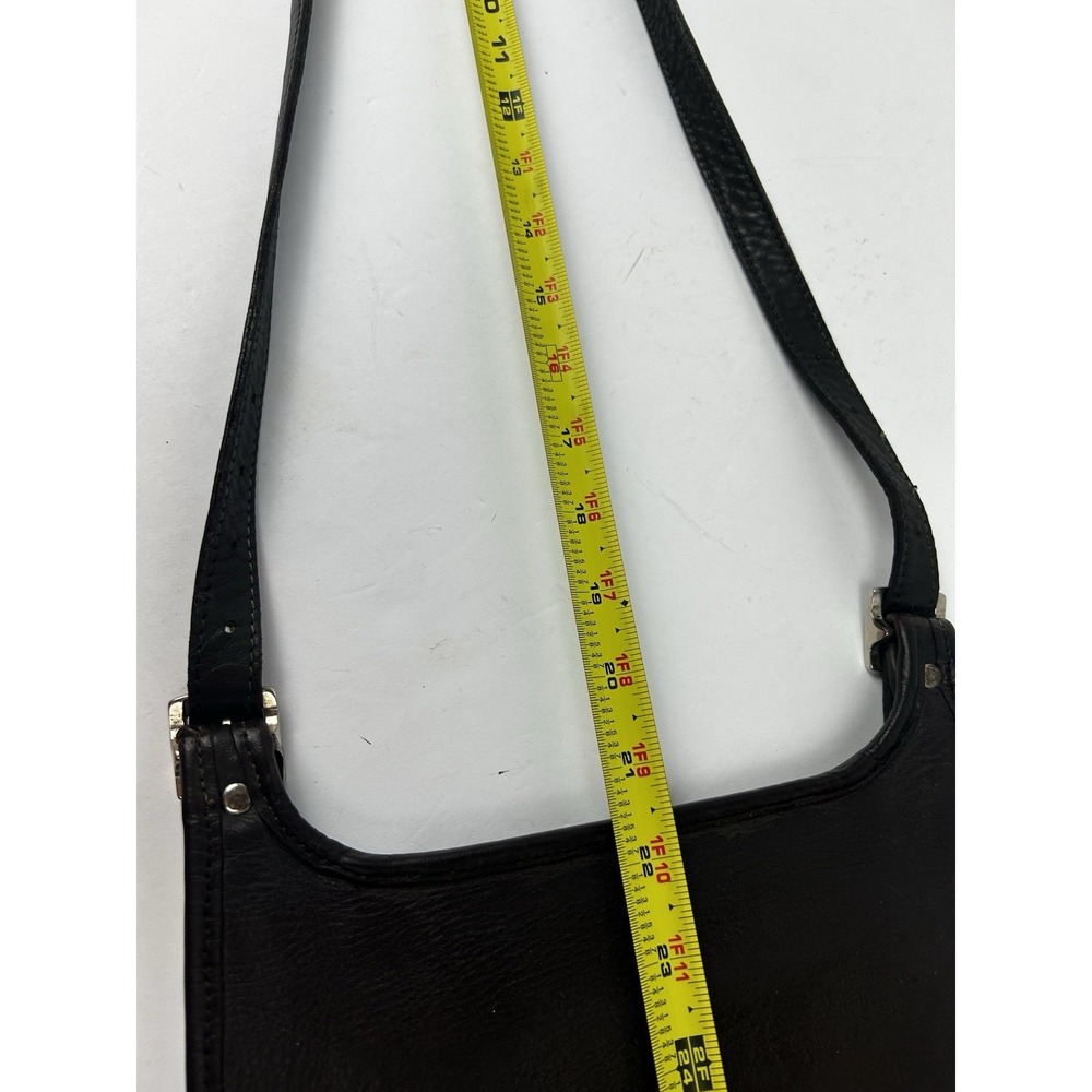 Vintage Coach Bag 9135 Small Hippie Flap Bag Dk Brown/black - Picture 8 of 11
